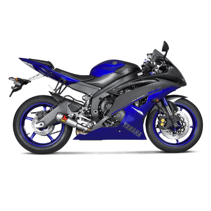 Escape Akrapovic Slip-On Line (Titanium) para Yamaha YZF-R6 año del modelo 2006-2025