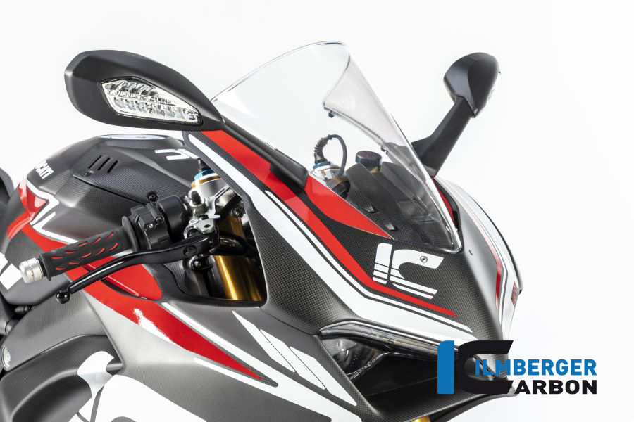 Parte de Carenadoarriba de Carbono Ilmberger Mate para Ducati Panigale V4 / V4S a partir de 2018
