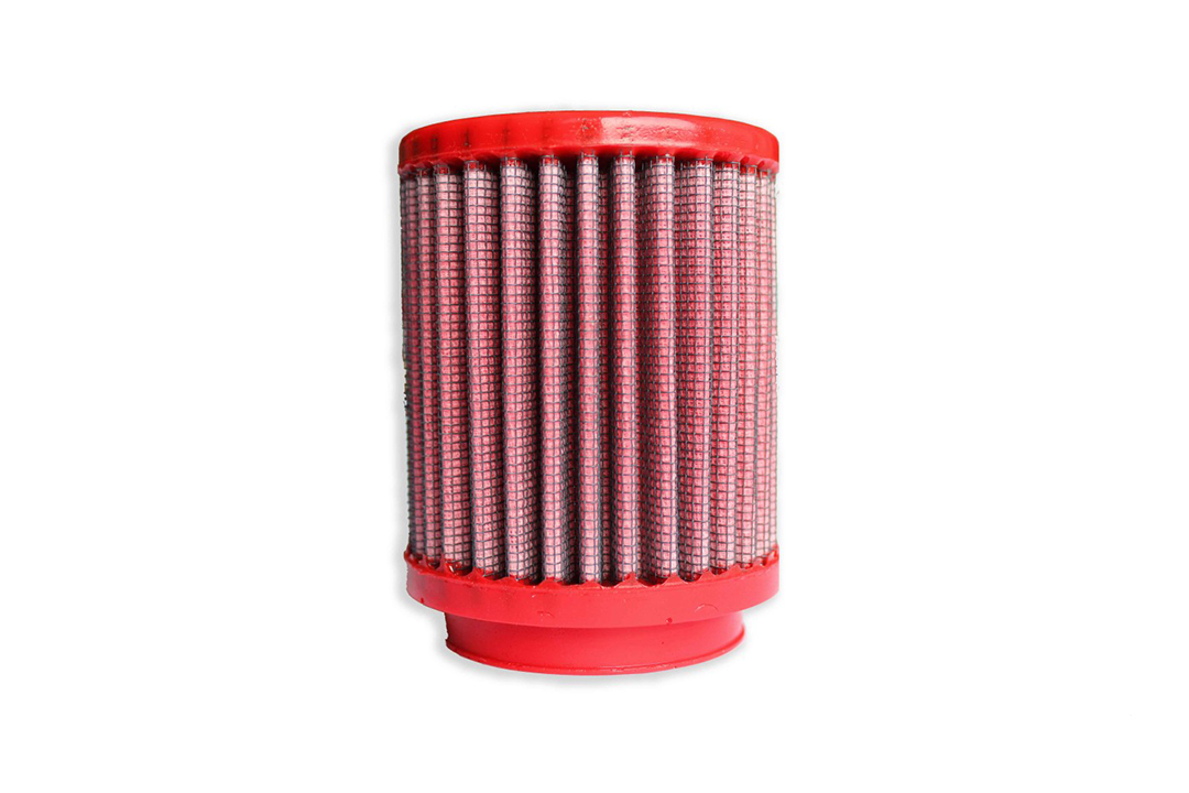 BMC Filtro de aire deportivo Cónico, 50 mm de diámetro, 85 mm de largo, Tapa de plástico