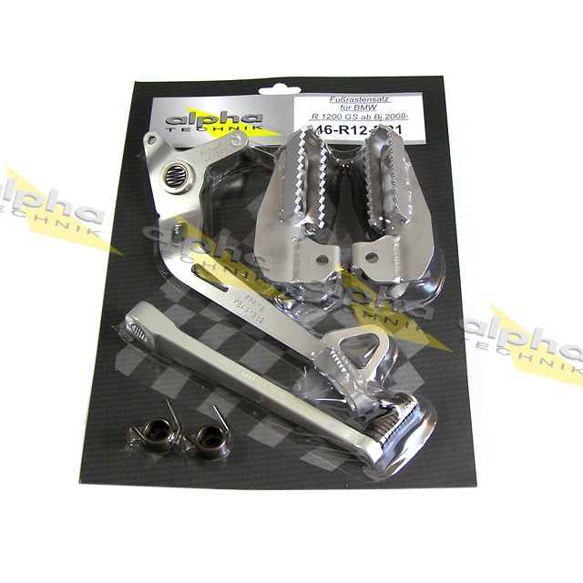 alpha Technik Kit de reposapiés BMW R1200GS R12 ´08-