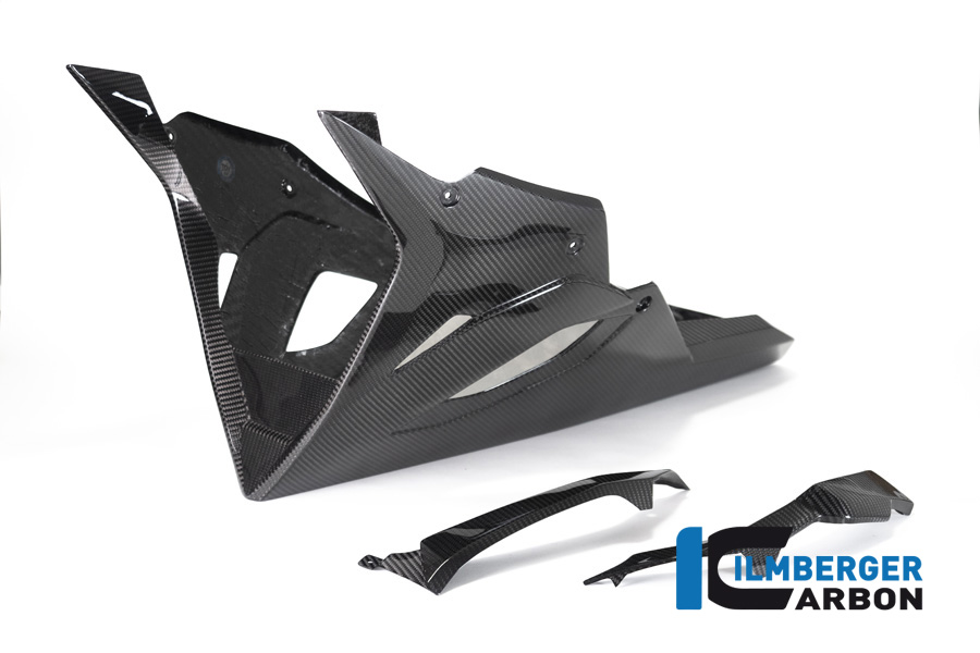 Subcarenado de Carbono Ilmberger para Escape de Competición, Carbono
