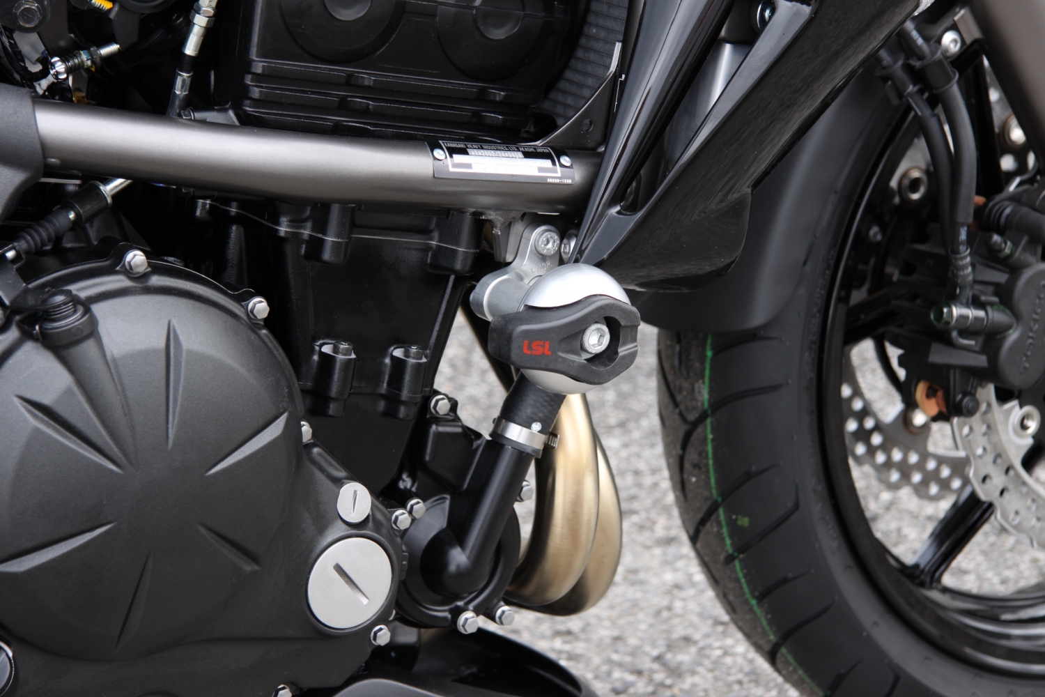 Kit de Montaje de Protectores Anticaída LSL para Kawasaki ER-6n, 2009-2011