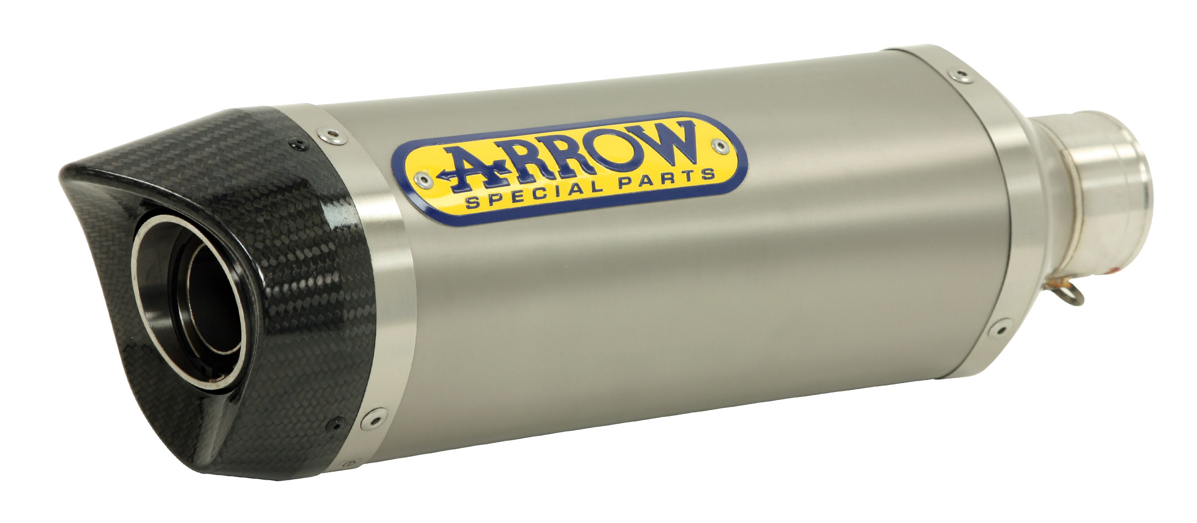 Silenciador ARROW THUNDER para KTM 125RC / 390RC / 125 DUKE / 390 DUKE 2017-2020, Titanio (Solo con tubo intermedio ARROW)