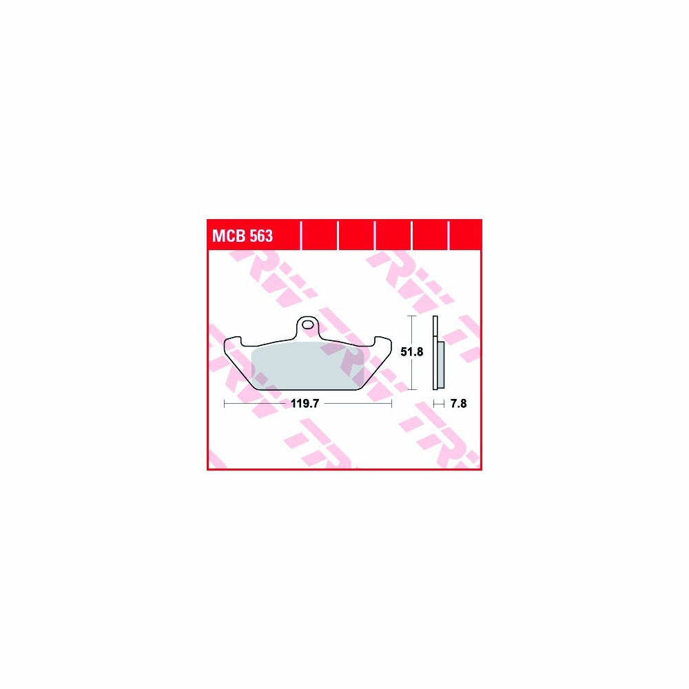 TRW pastillas del frenosatz Allround MCB563