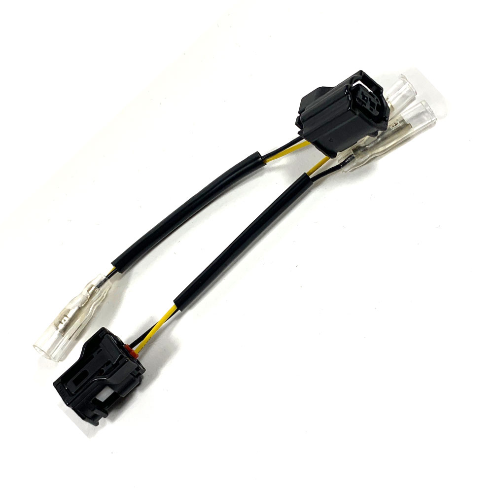 Kit Soporte de Matrícula-luz de intermitente alpha Technik SQ-LED (anterior, delanteroe + trasero) para Yamaha Tracer 700 a partir del modelo año 2020