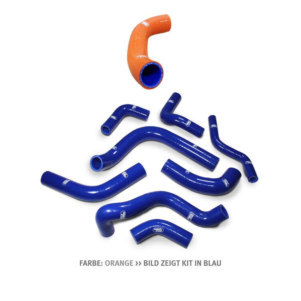 Kit de mangueras de silicona SAMCO SPORT naranja para Ducati 996R Testastretta 998R Testastretta Año del modelo 2001-2002