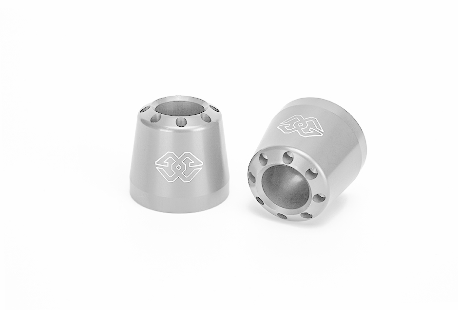 Contrapesos de manillar GILLESmanillar de aluminio CO-22-S anodizado plata