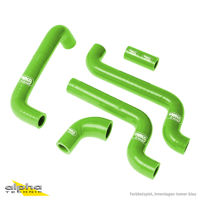 Kit de mangueras de silicona SAMCO SPORT verde para Aprilia RS125 años de modelo 1999-2012