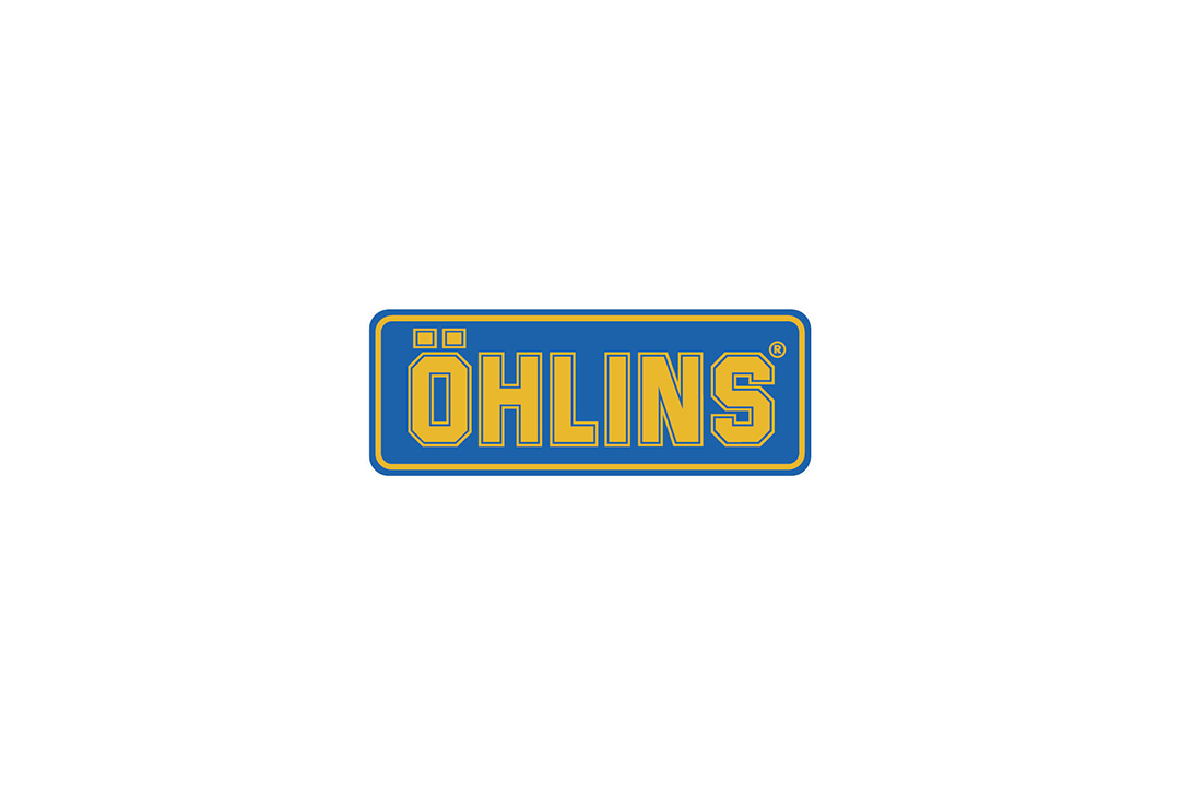 Adhesivo Öhlins Amarillo/Azul 47 mm x 125 mm