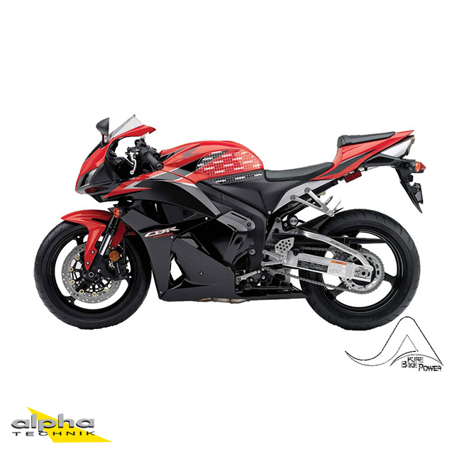 Stompgrip negro, Volcano, para Honda CBR600RR, 2007-2012
