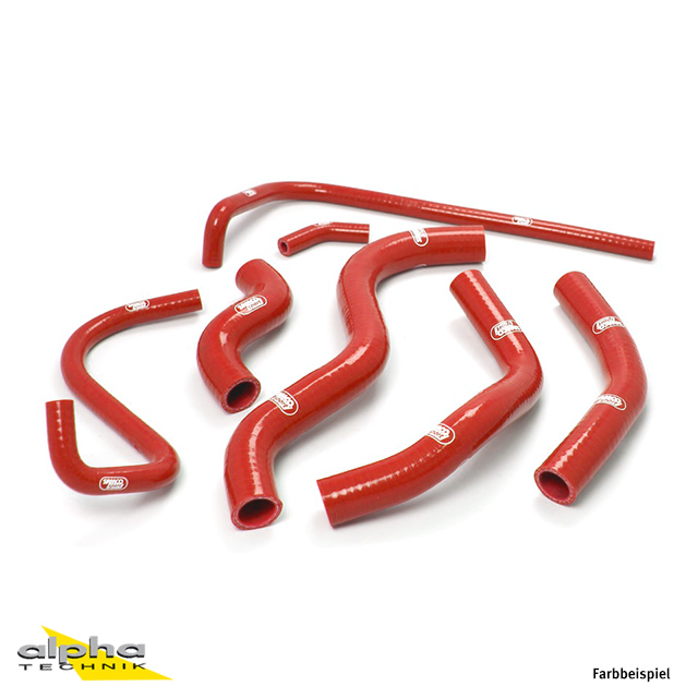 Kit de mangueras de silicona SAMCO SPORT rojo para Honda CB900 Hornet Año del modelo 2002-2007