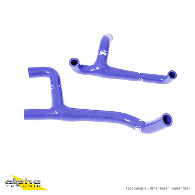 SAMCO SPORT Kit de mangueras de silicona termostato Bypass azul para Husqvarna TC250 TE250 TI250 TC300 TE300 TI300 Año del modelo 2010-2013