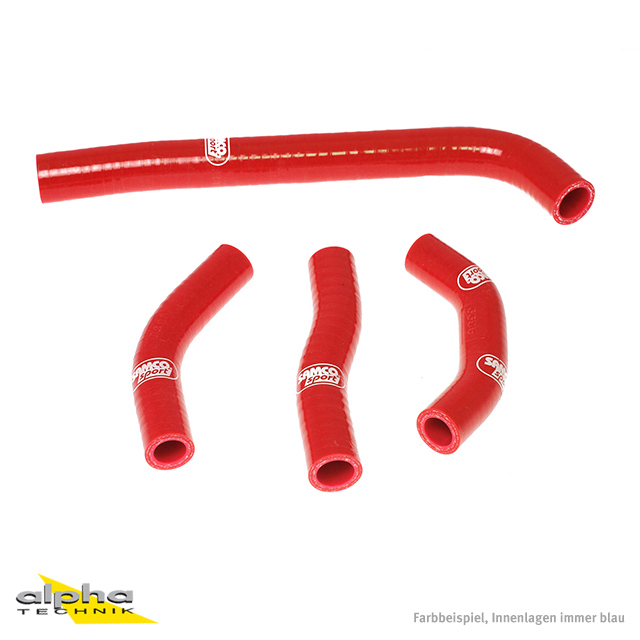 SAMCO SPORT Kit de mangueras de silicona rojo para Honda CRF250R año del modelo 2010-2013