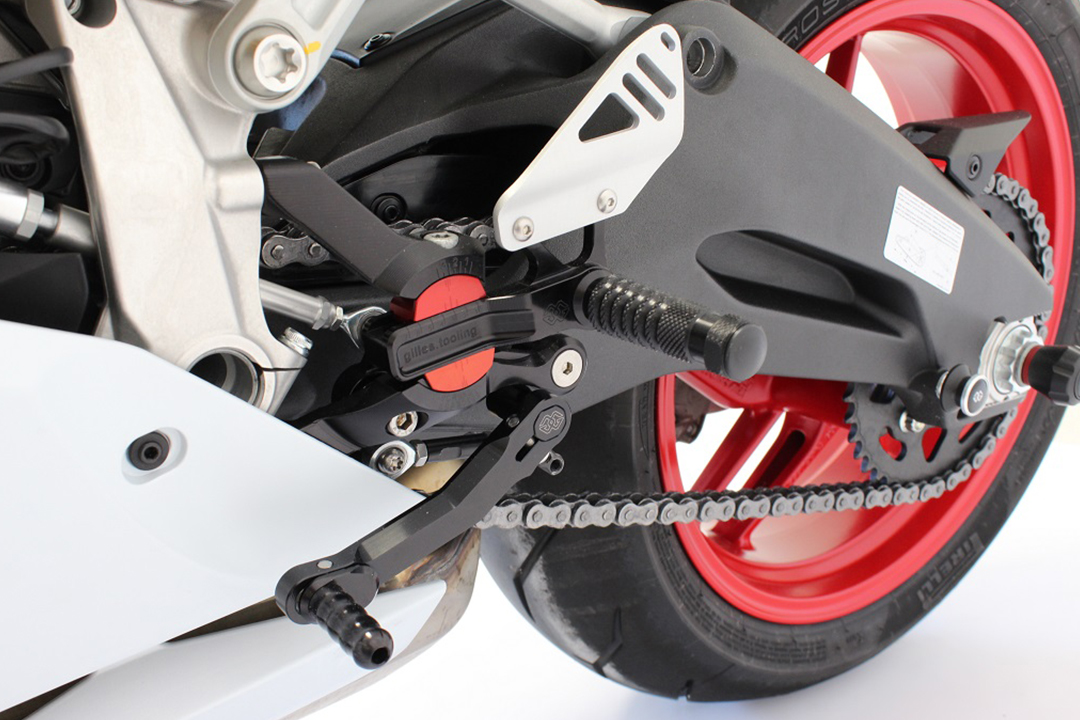 GILLES VCR reposapiés para Ducati 959 Panigale, TRASERO