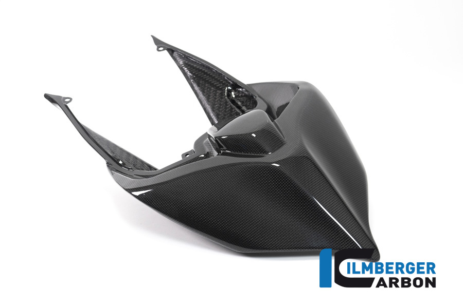 Carenado de asiento de carbono Ilmberger. Brillante, Ducati Panigale V4, V4S, V4R 2019-