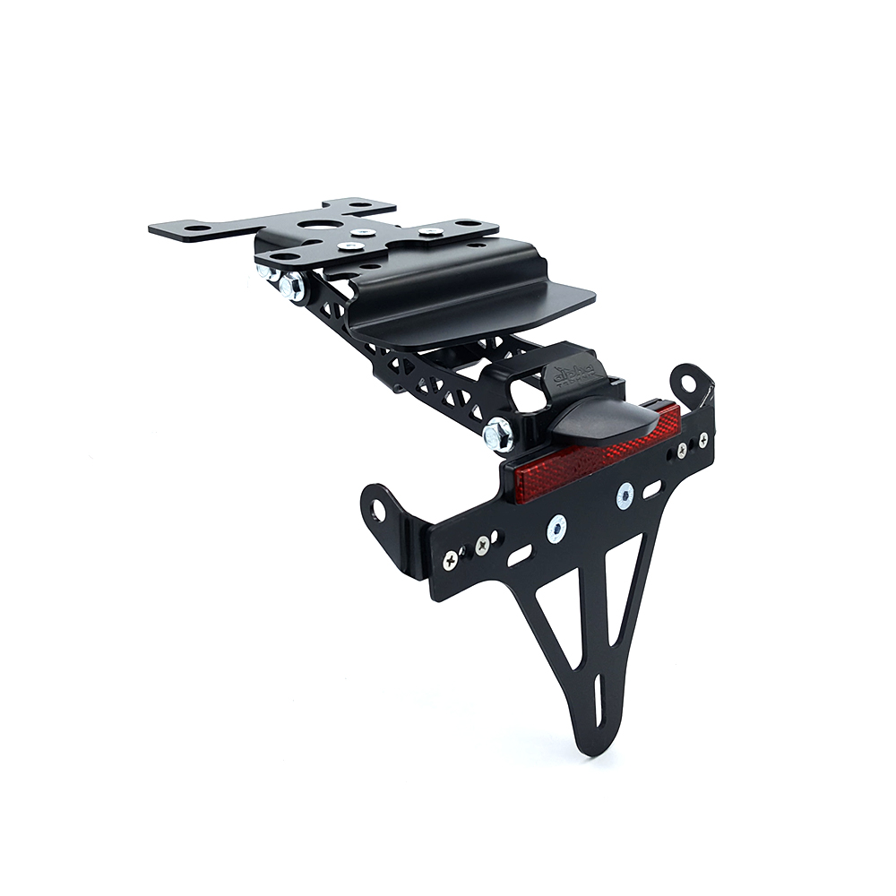 Soporte de matrícula alpha Technik para Yamaha Tenere 700, a partir del año de modelo 2019-
