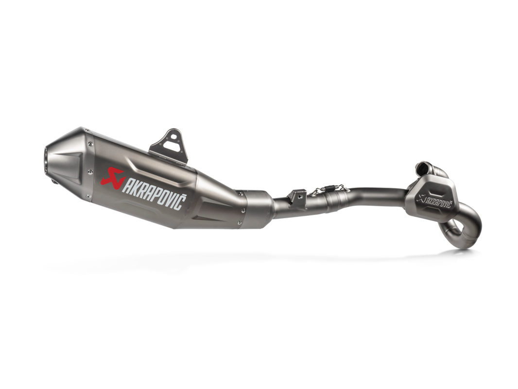 Línea Akrapovic Evolution (Titanio) sistema de escape para Honda CRF450R / CRF450RX 2025-