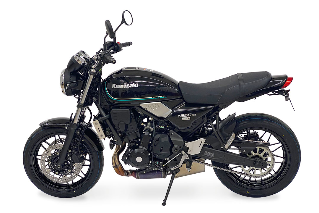 Soporte de matrícula alpha Technik para Kawasaki Z650RS año de modelo 2022-