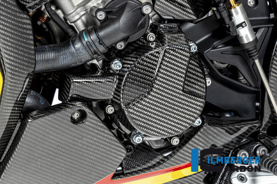 Tapa de alternador Ilmberger Carbon, brillante, BMW S1000XR 2020- M1000XR 2024-