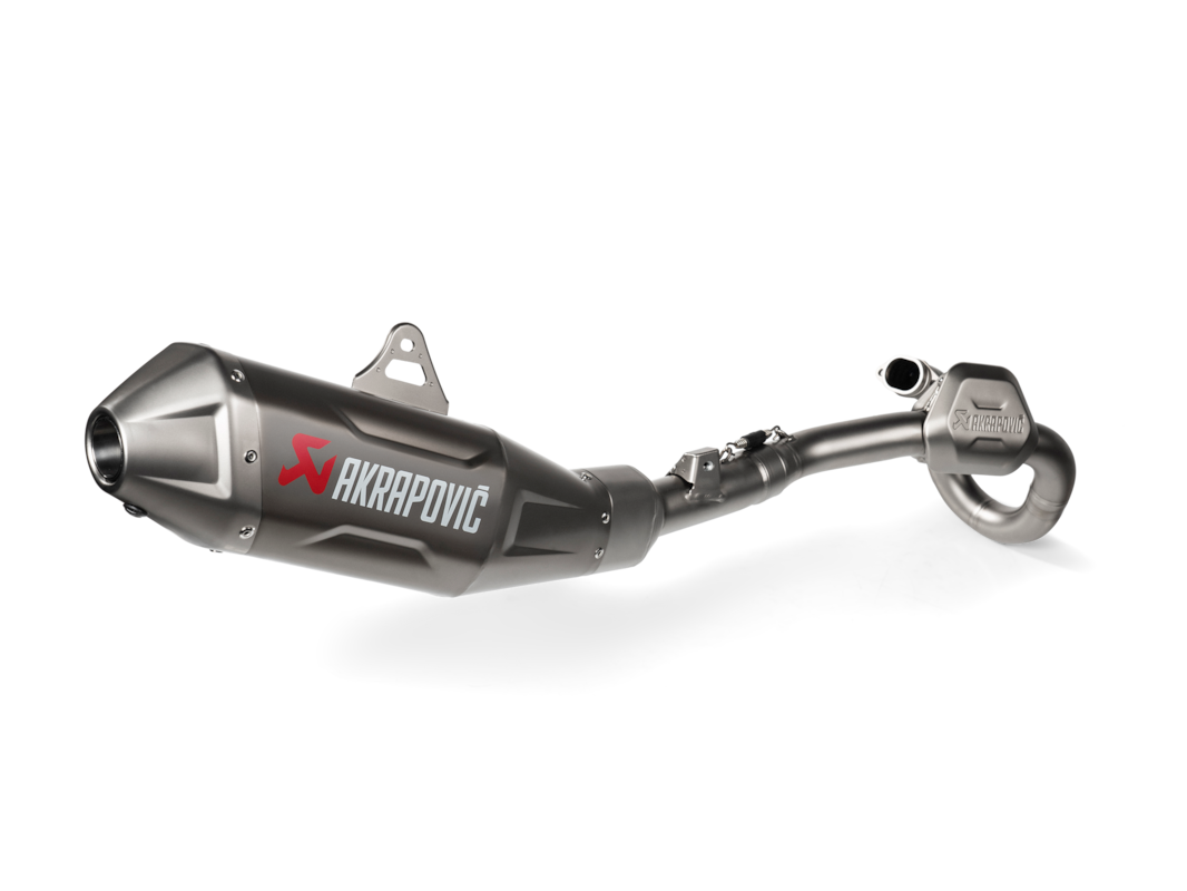 Línea Akrapovic Evolution (Titanio) sistema de escape para Honda CRF450R / CRF450RX 2025-
