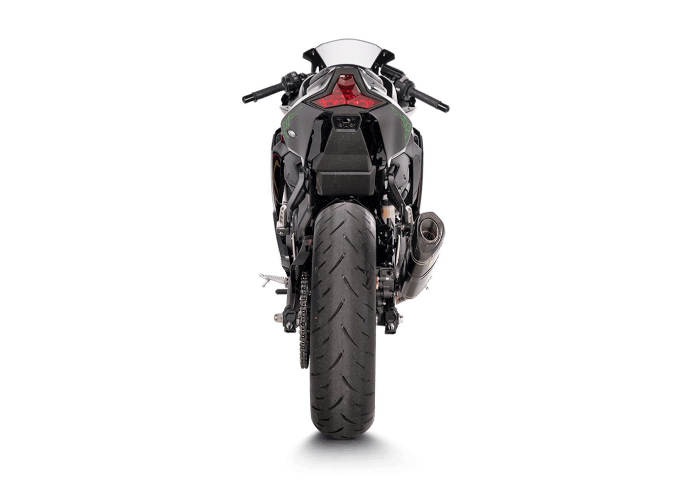 Akrapovic Racing Line (Carbono) sistema de escape para Kawasaki Ninja ZX-25R 2020- / ZX-4R & ZX-4RR 2023-2025