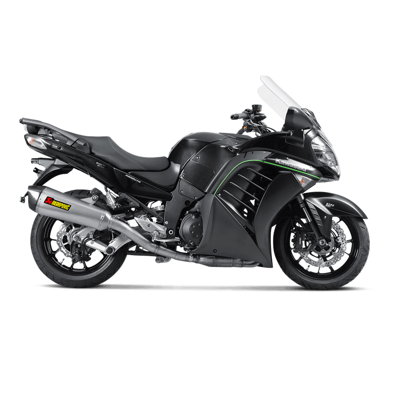 Silenciador Akrapovic Slip-On Line (Titanio) para Kawasaki 1400 GTR Modelos 2008-2017