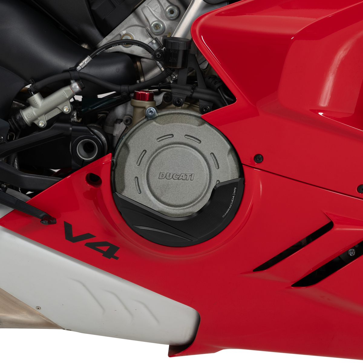 Kit de protección de carter del ciguenaleschutz Barracuda para Ducati Panigale V2 y V4, años de modelo 2020-2022