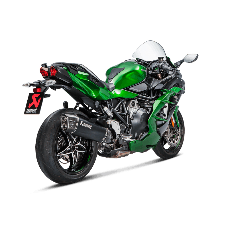 Escape Akrapovic Slip-On Line (Titanio) para Kawasaki Ninja H2 SX 2018-2020
