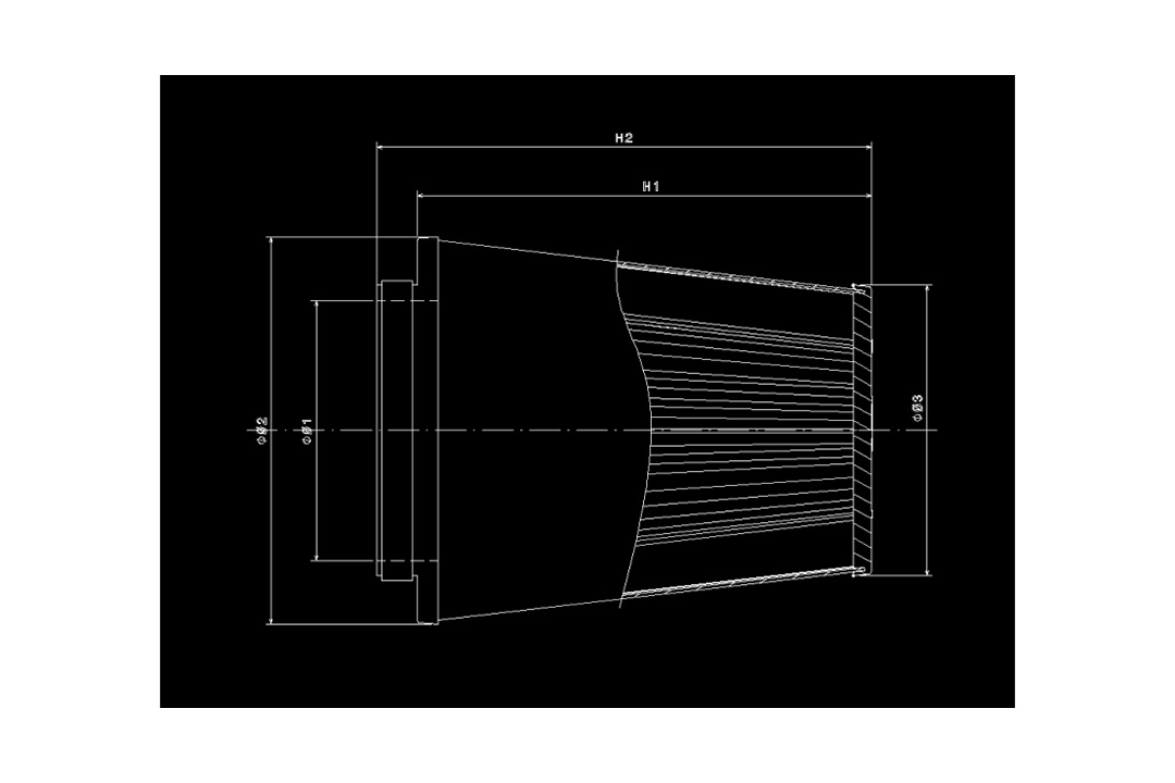 BMC Filtro de aire deportivo universal cónico FBSA00001
