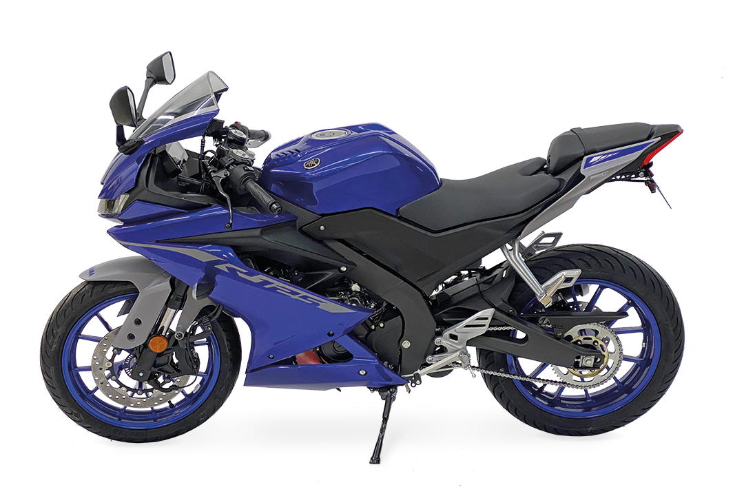 Soporte de matrícula alpha Technik para Yamaha YZF-R125 / R125 / YZF125-A, a partir del año de modelo 2021-