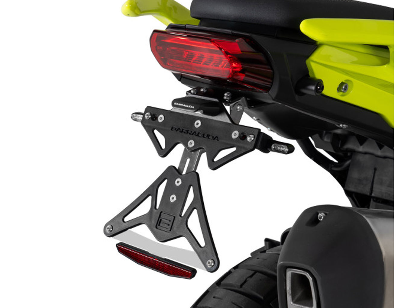 Soporte de matrícula Barracuda para Benelli TRK702 / X Año de modelo 2023-