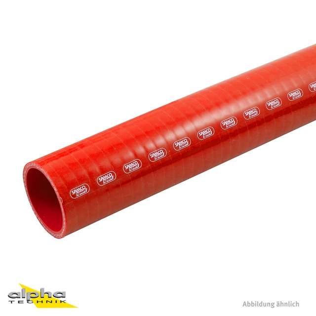Manguera de silicona SAMCO SPORT recta roja, diámetro interior 25 mm