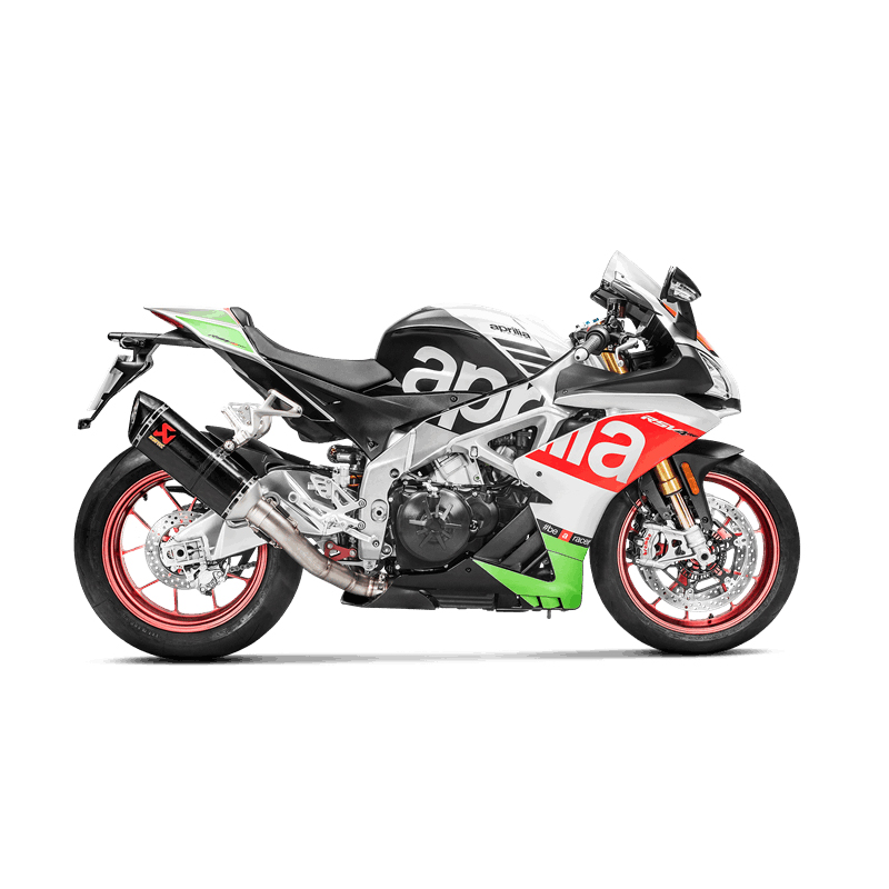 Silenciador trasero Akrapovic Slip-On Line (Carbono) para Aprilia RSV4 año modelo 2017- y TUONO V4 año modelo 2017-2020