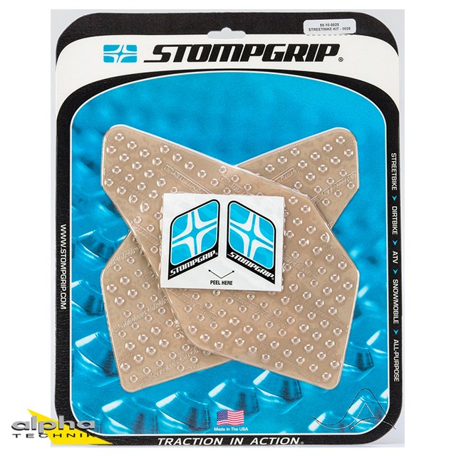 Stompgrip transparente, Volcano, para Honda GL1800 Gold Wing, 2012-2017, GL1800 Gold Wing F6B, 2013-2016, y Kawasaki Versys-X 300, 2017-2025