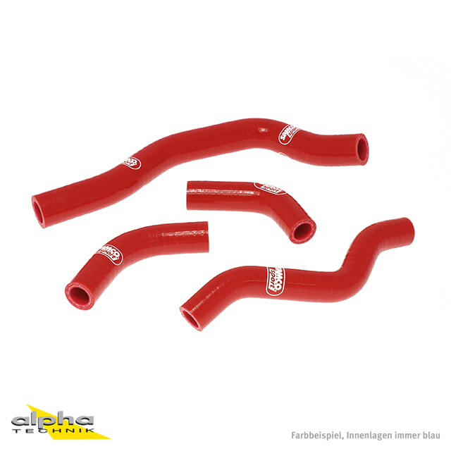Kit de mangueras de silicona SAMCO SPORT rojo para Honda CRF450X año de modelo 2005-2016