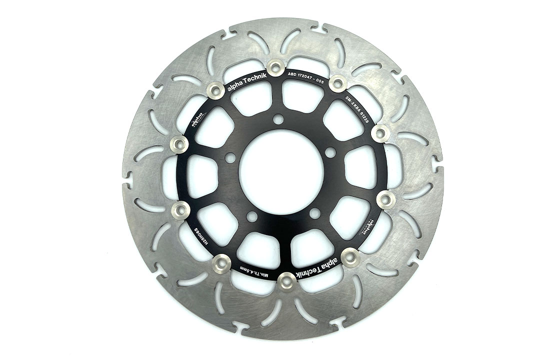 alpha Technik disco de freno Omega-Design ABD33, delantero para Kawasaki ER6f, ER6n, Versys 1000 / 650, Z1000, Z750, ZX10R Ninja, ZX6R Ninja
