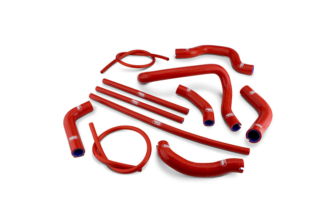 SAMCO SPORT Kit de mangueras de silicona rojo para Ducati Monster 937 (plus / SP), 2021-2025