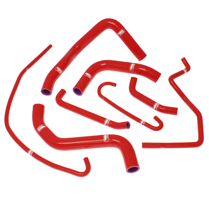 SAMCO SPORT Kit de mangueras de silicona rojo para Suzuki GSXR600 GSXR750 Año de modelo 2011-2024