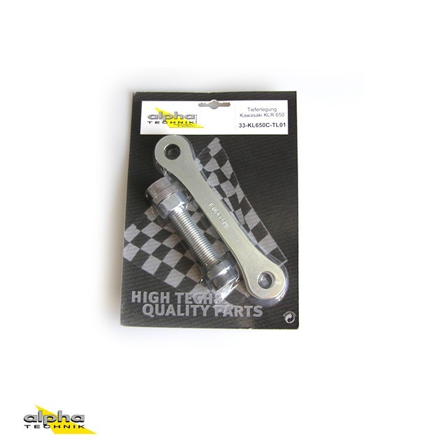 alpha Technik Kit de reducción de altura 40mm para Kawasaki KLR650; Tipo KL650C; Año del modelo 1995-