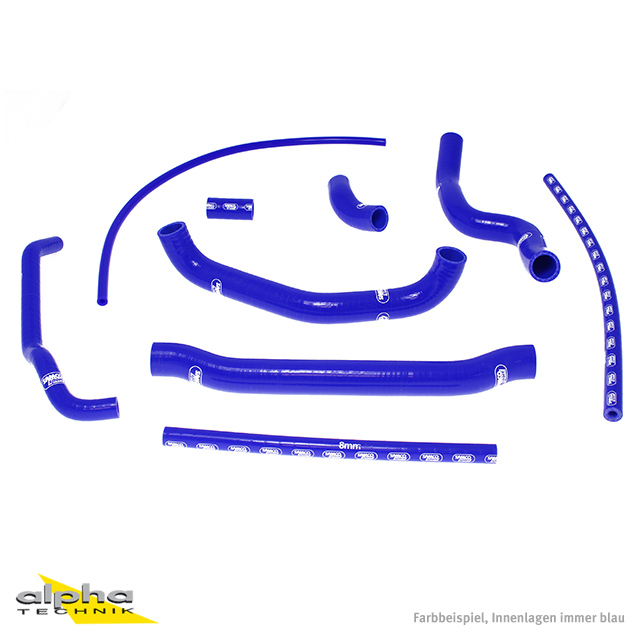 Kit de mangueras de silicona SAMCO SPORT azul para Honda VTR1000F año del modelo 1997-2006