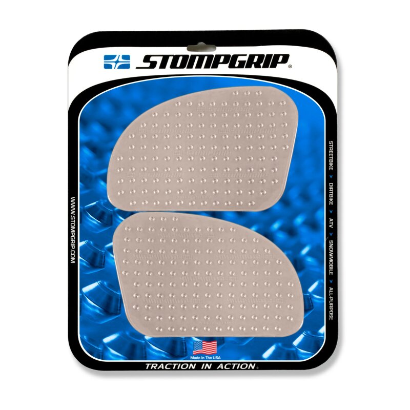 Stompgrip Traction Pads transparentes, para BMW R12 S / nine T, 2024-2025, Ducati Sport 1000, 2006-2009, Honda Monkey 125, 2019-2024, Moto Guzzi V100 Mandello, 2022-2023