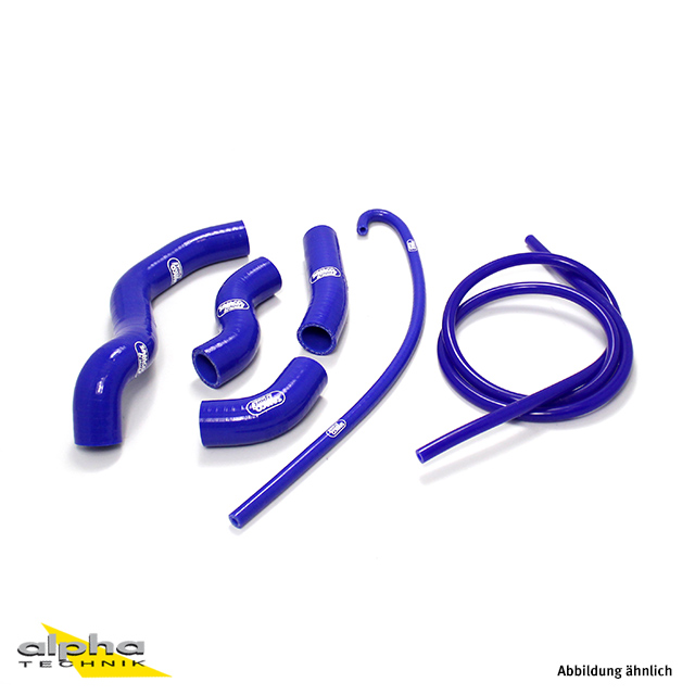 SAMCO SPORT Kit de mangueras de silicona de 6 piezas azul para Kawasaki Z800 año modelo 2013-2016