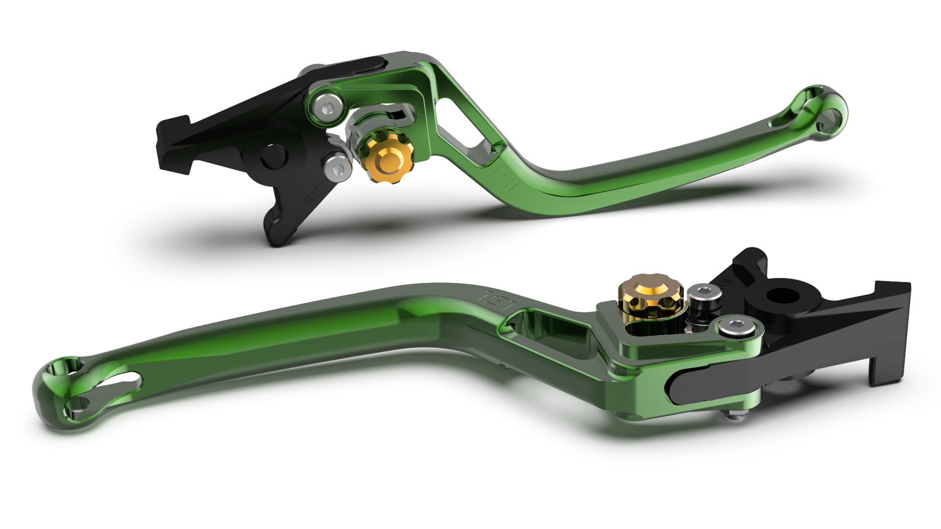 LSL maneta del embrague BOW L83R, verde/oro