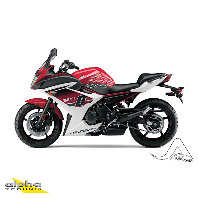 Stompgrip transparente, Volcano, para Yamaha XJ6 Diversion (F), 2009-2015