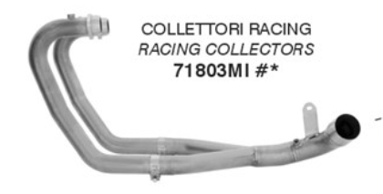 Colector de Competición ARROW de Acero Inoxidable para Moto Guzzi V85 TT / Strada 2025-
