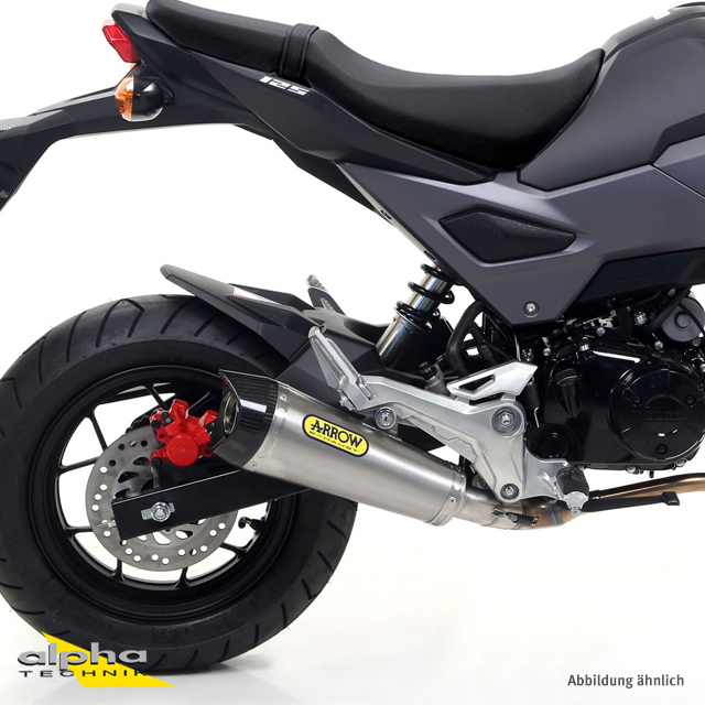 Escape ARROW X-KONE para Honda MSX125 año del modelo 2016-2019, Titanio (Solo con colector ARROW)