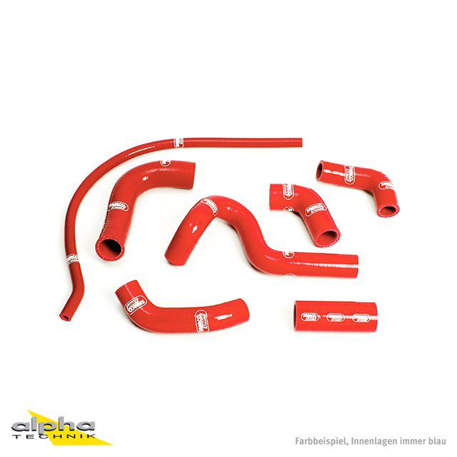 Kit de mangueras de silicona SAMCO SPORT rojo para Ducati 749R 999R S Modelos 2004-2007