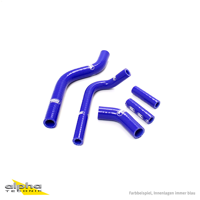 Kit de mangueras de silicona SAMCO SPORT azul para Kawasaki KX250F, año del modelo 2004-2005