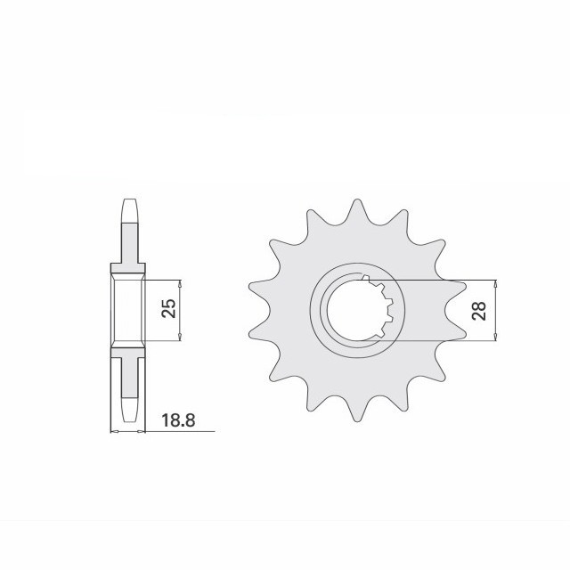 Kit de cadena DID 525ZVM-X2, color oro, para Aprilia Tuono V4 1100 RR, año del modelo 2015-2017 y Tuono V4 1100 Factory, año del modelo 2015-2017
