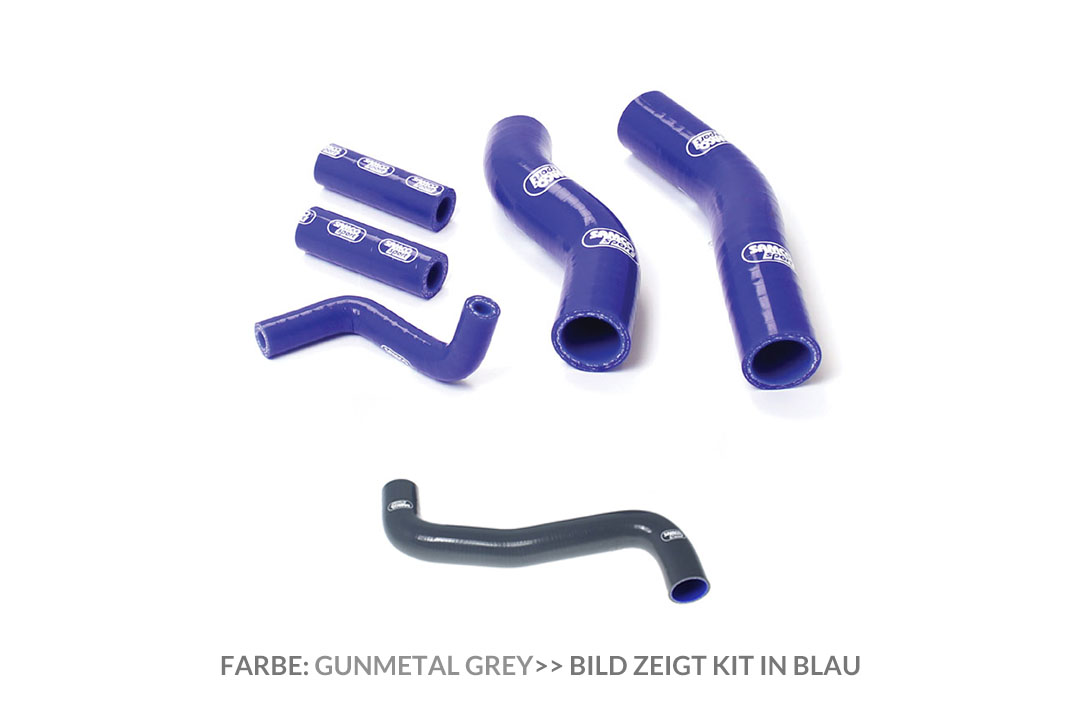 Kit de mangueras de silicona SAMCO SPORT gris plomo para Husqvarna Nuda 900R año del modelo 2011-2014